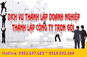 Dịch vụ thành lập công ty trọn gói