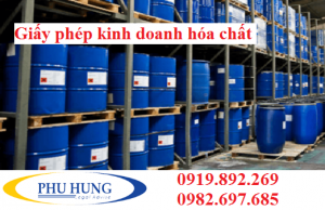 Giấy phép sản xuất hóa chất tại nghệ an