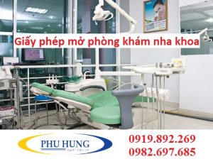 Giấy phép mở phòng khám nha khoa tại nghệ an