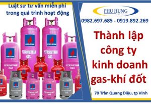 Thành lập công ty kinh doanh gas tại nghệ an