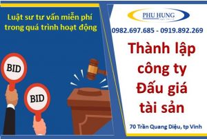 Thành lập công ty đấu giá tài sản tại nghệ an